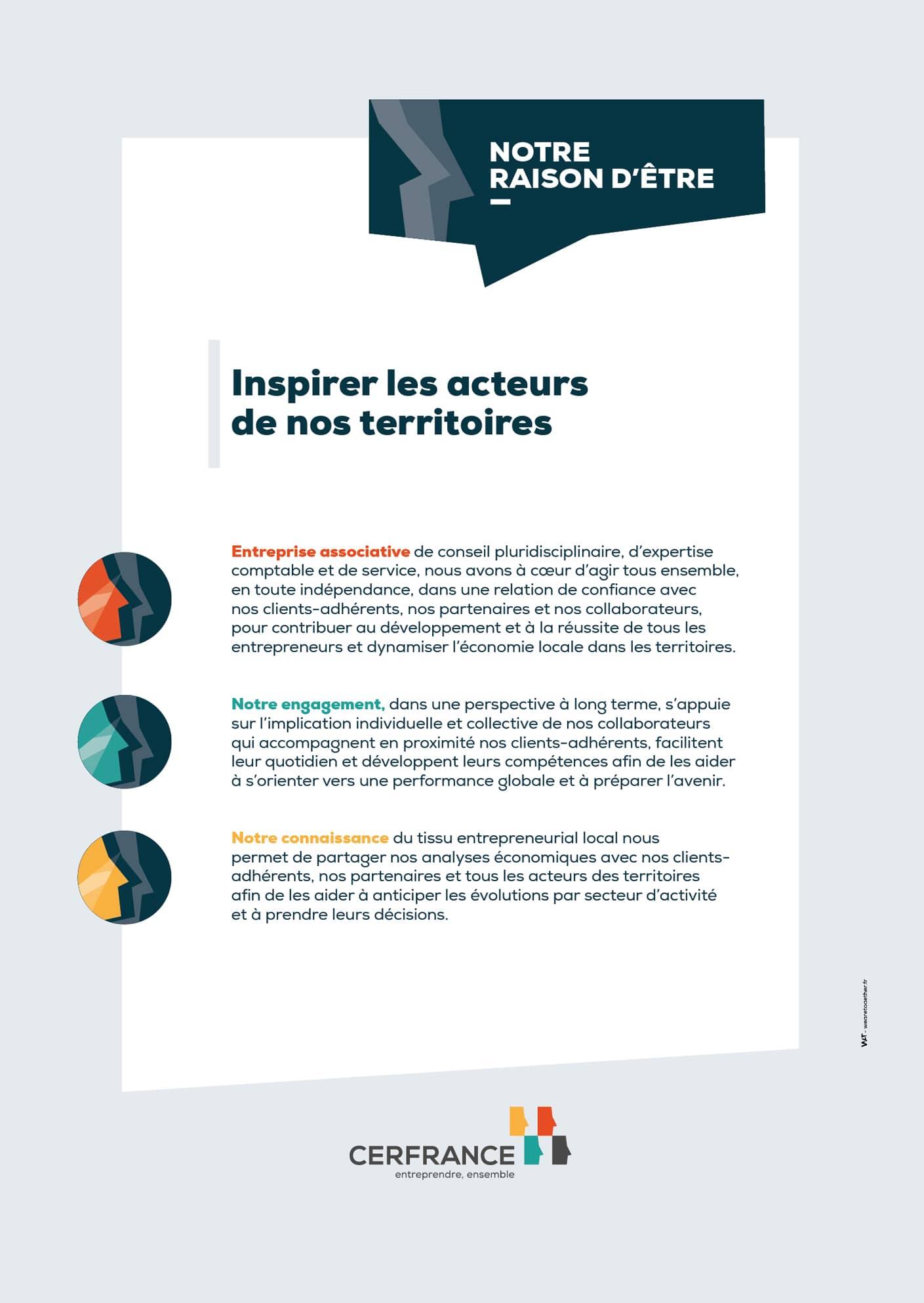 Cerfrance, notre raison d'être, inspirer les acteurs de nos territoires